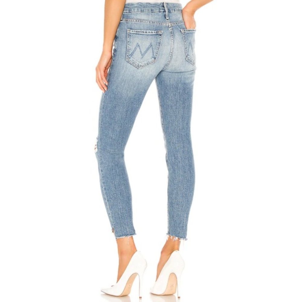MOTHER The Looker Ankle Step Fray Skinny Jeans - Picture 3 of 12